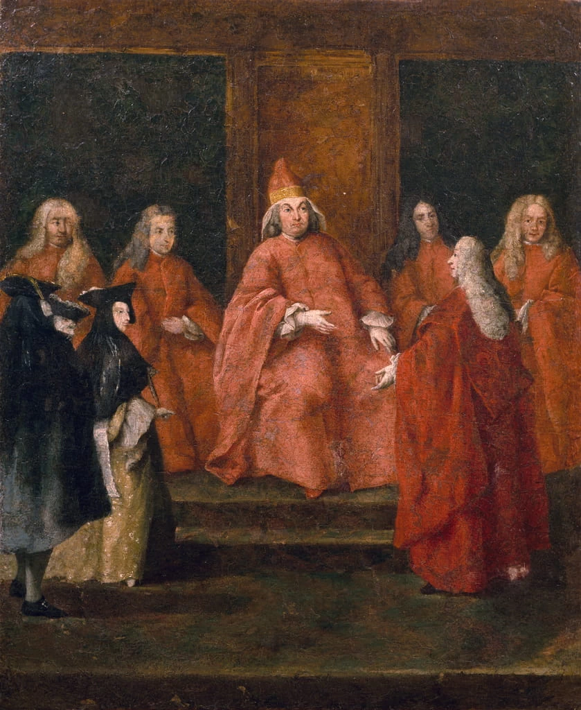 Il doge Grimani in trono - Museo Correr, Venezia